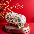 LV‑Style Large‑Capacity Pencil Case, Multi‑Functional Chinese‑Style Storage Pen Pouch for Men & Women